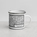 Right View Custom Rittenhouse Square Pennsylvania Map Enamel Mug in Classic