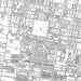 Rittenhouse Square Philadelphia Map Print in Classic Style Zoomed In Close Up Showing Details