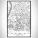 Rittenhouse Square Philadelphia Map Print Portrait Orientation in Classic Style With Shaded Background