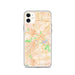 Custom Riverside California Map Phone Case in Watercolor