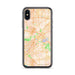 Custom Riverside California Map Phone Case in Watercolor