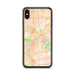 Custom Riverside California Map Phone Case in Watercolor