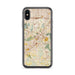 Custom Riverside California Map Phone Case in Woodblock