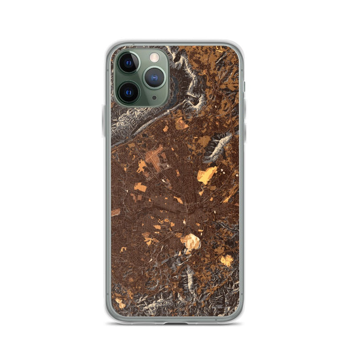 Custom Roanoke Virginia Map Phone Case in Ember