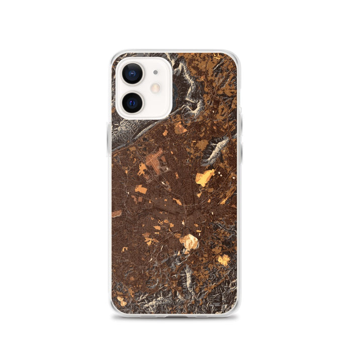 Custom Roanoke Virginia Map Phone Case in Ember