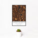12x18 Robbinsdale Minnesota Map Print Portrait Orientation in Ember Style With Small Cactus Plant in White Planter