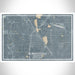Robbinsdale Minnesota Map Print Landscape Orientation in Afternoon Style With Shaded Background