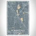 Robbinsdale Minnesota Map Print Portrait Orientation in Afternoon Style With Shaded Background