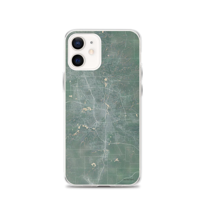 Custom iPhone 12 Rochester Minnesota Map Phone Case in Afternoon