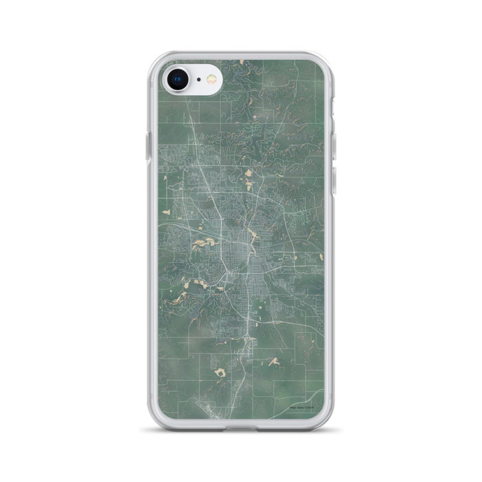 Custom iPhone SE Rochester Minnesota Map Phone Case in Afternoon