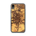 Custom iPhone XR Rochester Minnesota Map Phone Case in Ember
