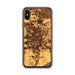 Custom iPhone X/XS Rochester Minnesota Map Phone Case in Ember