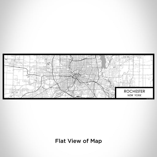 Flat View of Map Custom Rochester New York Map Enamel Mug in Classic