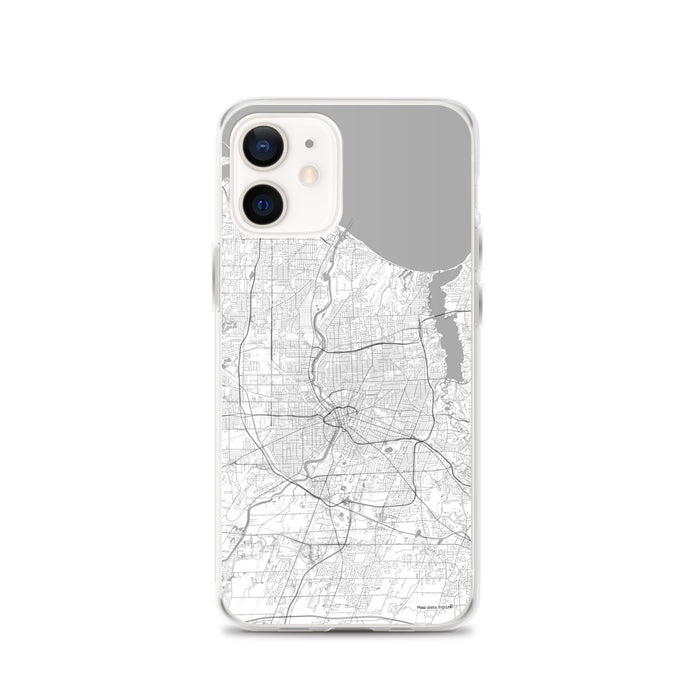 Custom iPhone 12 Rochester New York Map Phone Case in Classic