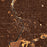 Rochester New York Map Print in Ember Style Zoomed In Close Up Showing Details