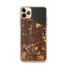 Custom iPhone 11 Pro Max Rochester New York Map Phone Case in Ember