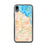 Custom iPhone XR Rochester New York Map Phone Case in Watercolor