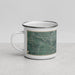 Left View Custom Rockford Minnesota Map Enamel Mug in Afternoon