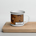 Right View Custom Rockford Minnesota Map Enamel Mug in Ember
