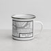 Right View Custom Rock Island Illinois Map Enamel Mug in Classic