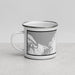 Left View Custom Rockport Massachusetts Map Enamel Mug in Classic