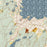 Rockport Massachusetts Map Print in Woodblock Style Zoomed In Close Up Showing Details