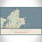 Rockport Massachusetts Map Print Landscape Orientation in Woodblock Style With Shaded Background
