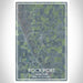 Rock Port Missouri Map Print Portrait Orientation in Afternoon Style With Shaded Background