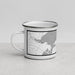 Left View Custom Rockport Texas Map Enamel Mug in Classic