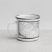 Left View Custom Rockville Maryland Map Enamel Mug in Classic
