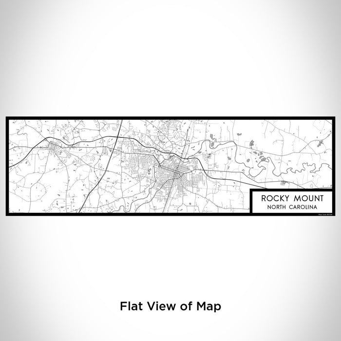 Flat View of Map Custom Rocky Mount North Carolina Map Enamel Mug in Classic