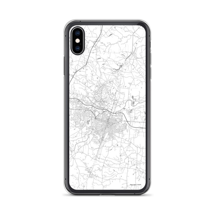 Custom Rocky Mount North Carolina Map Phone Case in Classic