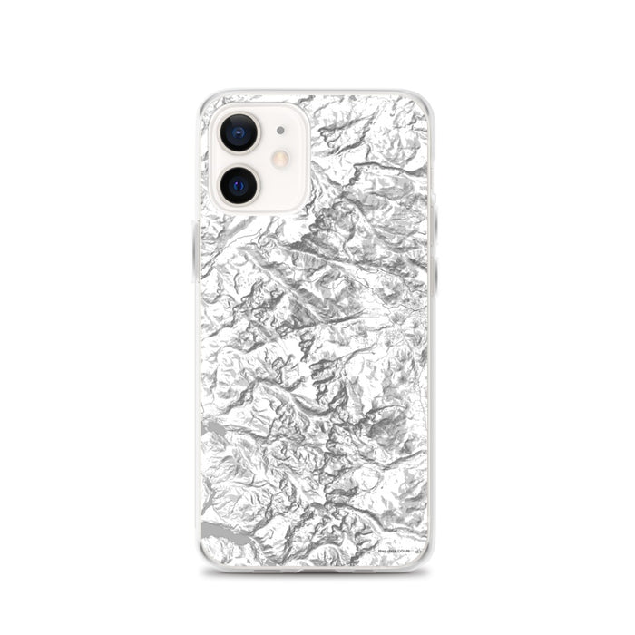 Custom Rocky Mountain National Park Map iPhone 12 Phone Case in Classic