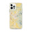Custom Rogers Arkansas Map iPhone 12 Pro Max Phone Case in Woodblock