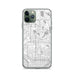 Custom iPhone 11 Pro Roseville Minnesota Map Phone Case in Classic