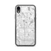 Custom iPhone XR Roseville Minnesota Map Phone Case in Classic