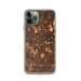 Custom iPhone 11 Pro Roseville Minnesota Map Phone Case in Ember