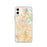 Custom iPhone 11 Roseville Minnesota Map Phone Case in Watercolor
