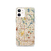 Custom iPhone 12 Roseville Minnesota Map Phone Case in Woodblock