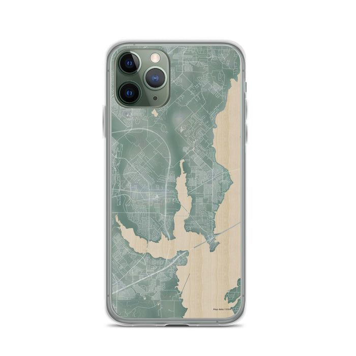 Custom iPhone 11 Pro Rowlett Texas Map Phone Case in Afternoon