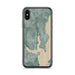 Custom iPhone X/XS Rowlett Texas Map Phone Case in Afternoon