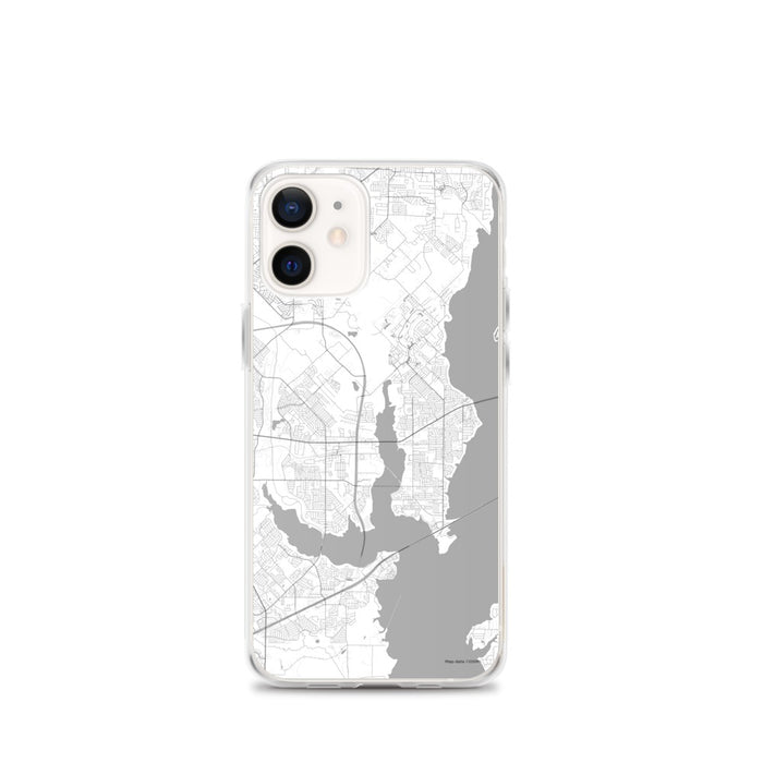 Custom iPhone 12 mini Rowlett Texas Map Phone Case in Classic