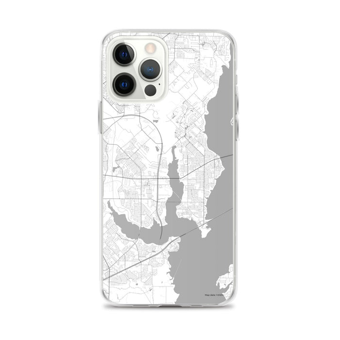Custom iPhone 12 Pro Max Rowlett Texas Map Phone Case in Classic