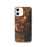 Custom iPhone 12 Rowlett Texas Map Phone Case in Ember