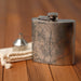 Rowlett Texas Custom Engraved City Map Inscription Coordinates on 6oz Stainless Steel Flask
