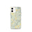 Custom Roxbury New York Map iPhone 12 mini Phone Case in Woodblock