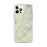 Custom Roxbury New York Map iPhone 12 Pro Max Phone Case in Woodblock