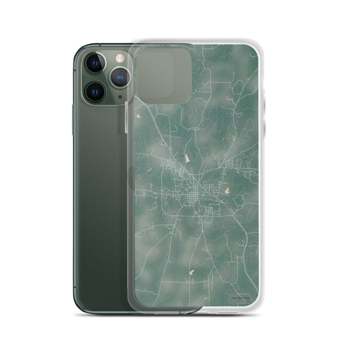Custom Rusk Texas Map Phone Case in Afternoon
