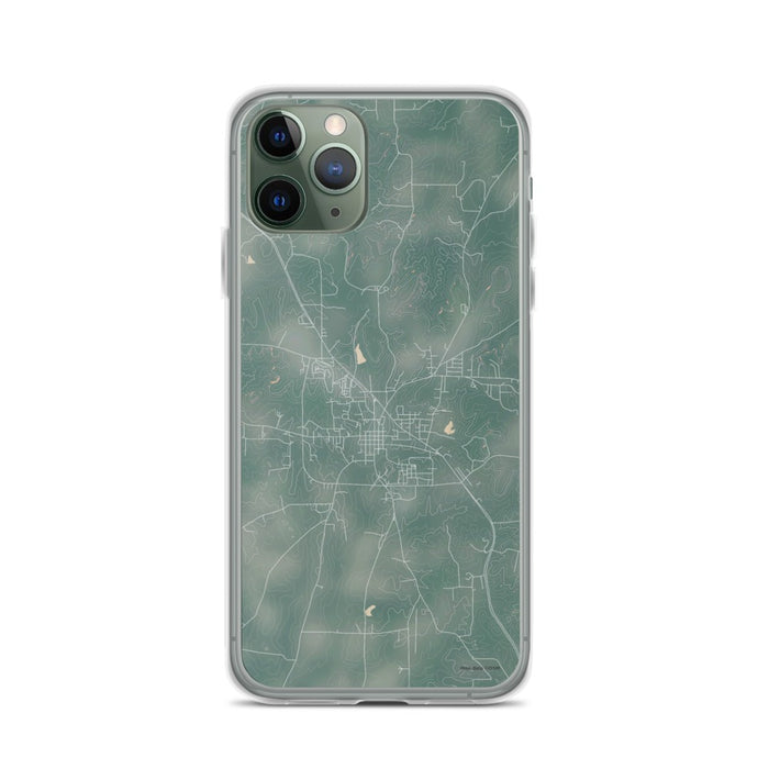 Custom iPhone 11 Pro Rusk Texas Map Phone Case in Afternoon