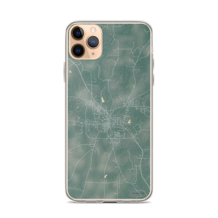 Custom iPhone 11 Pro Max Rusk Texas Map Phone Case in Afternoon